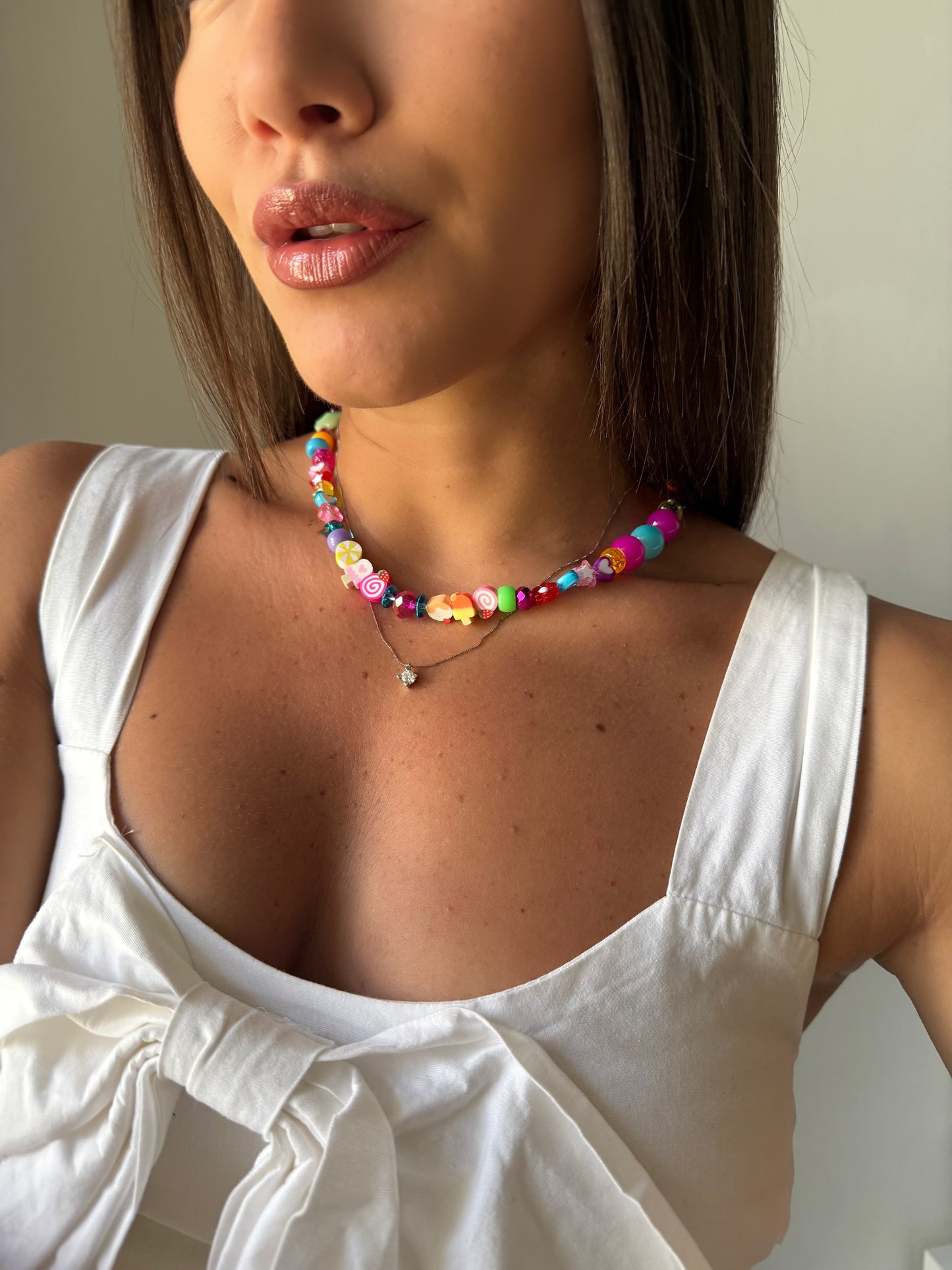 Collana Perline Multi