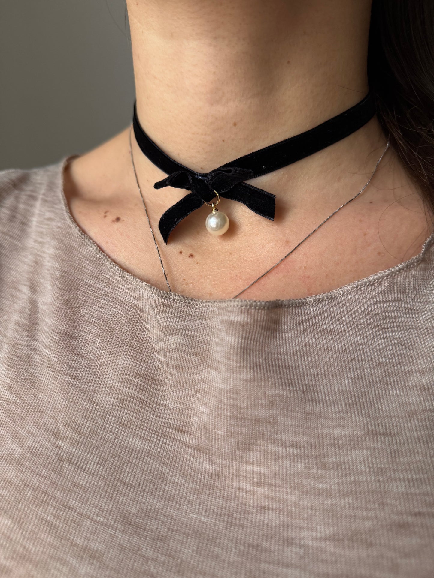 Choker Velluto Fiocco
