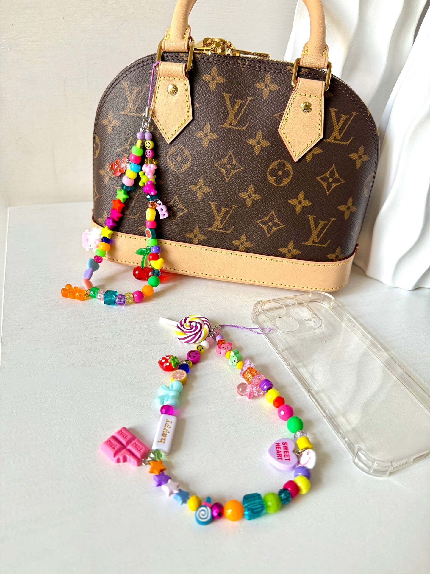 Phone Beads multicolor S