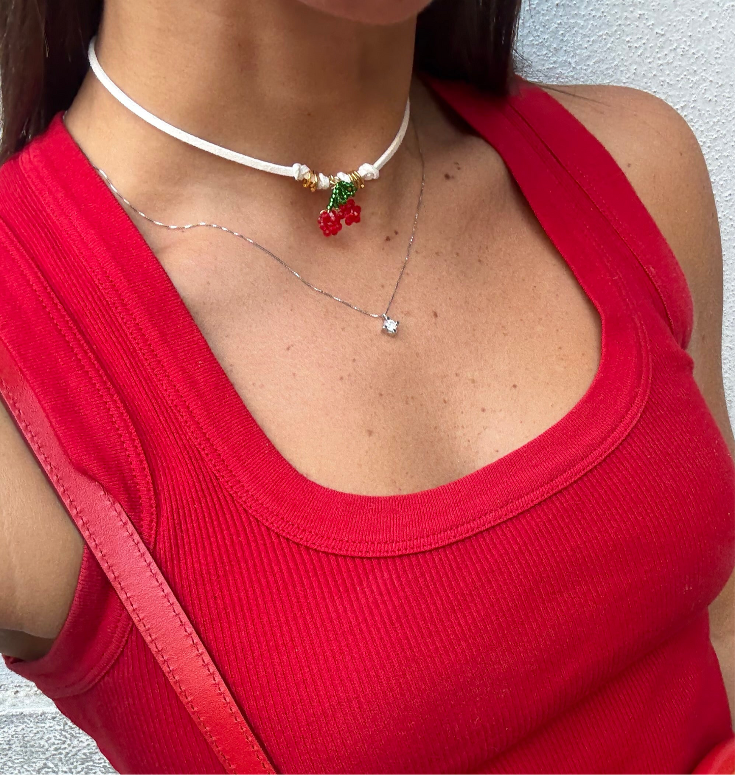 Choker Cherry Nodo