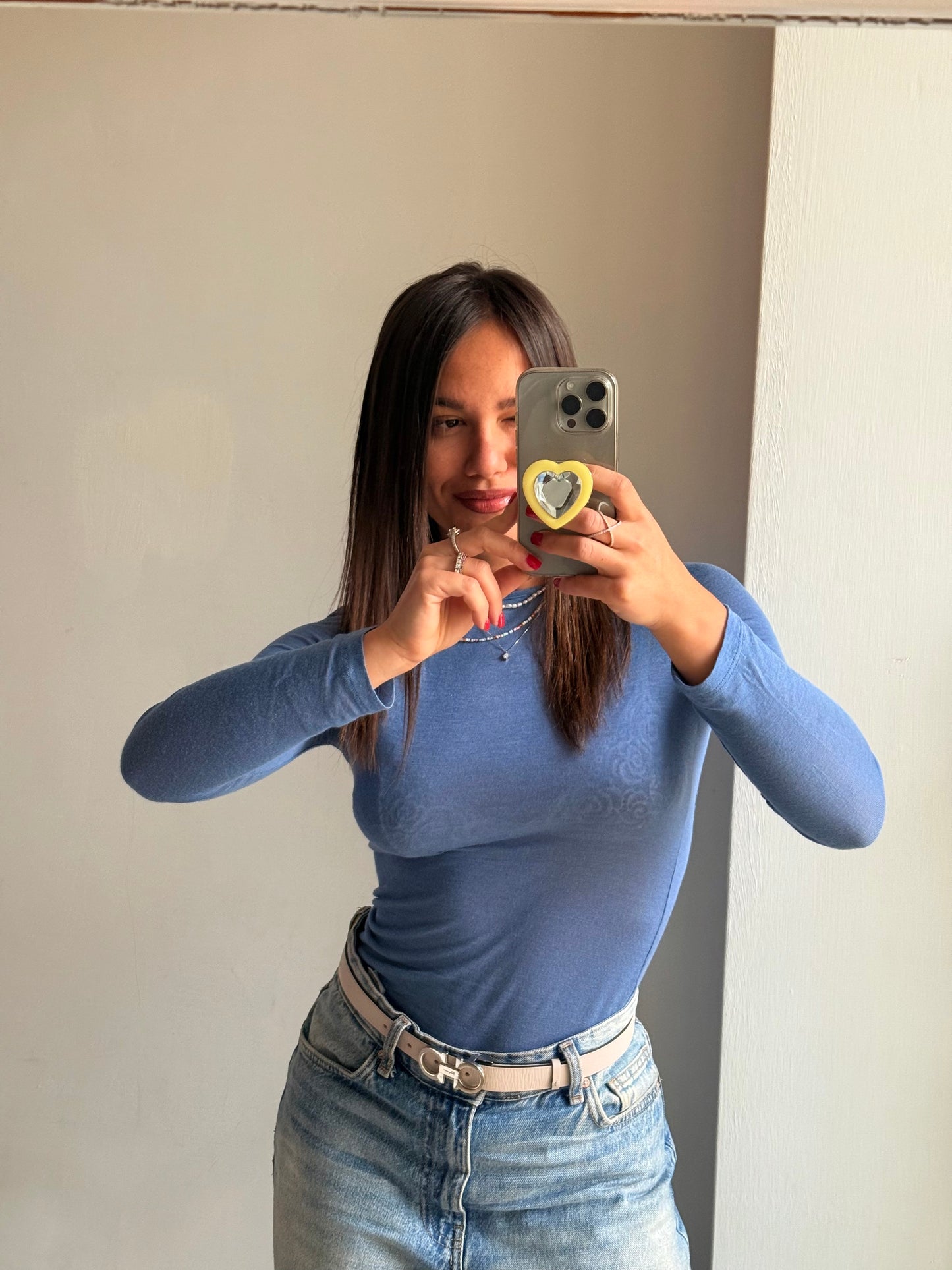 Pop-Socket 3D Giallo/Crystal