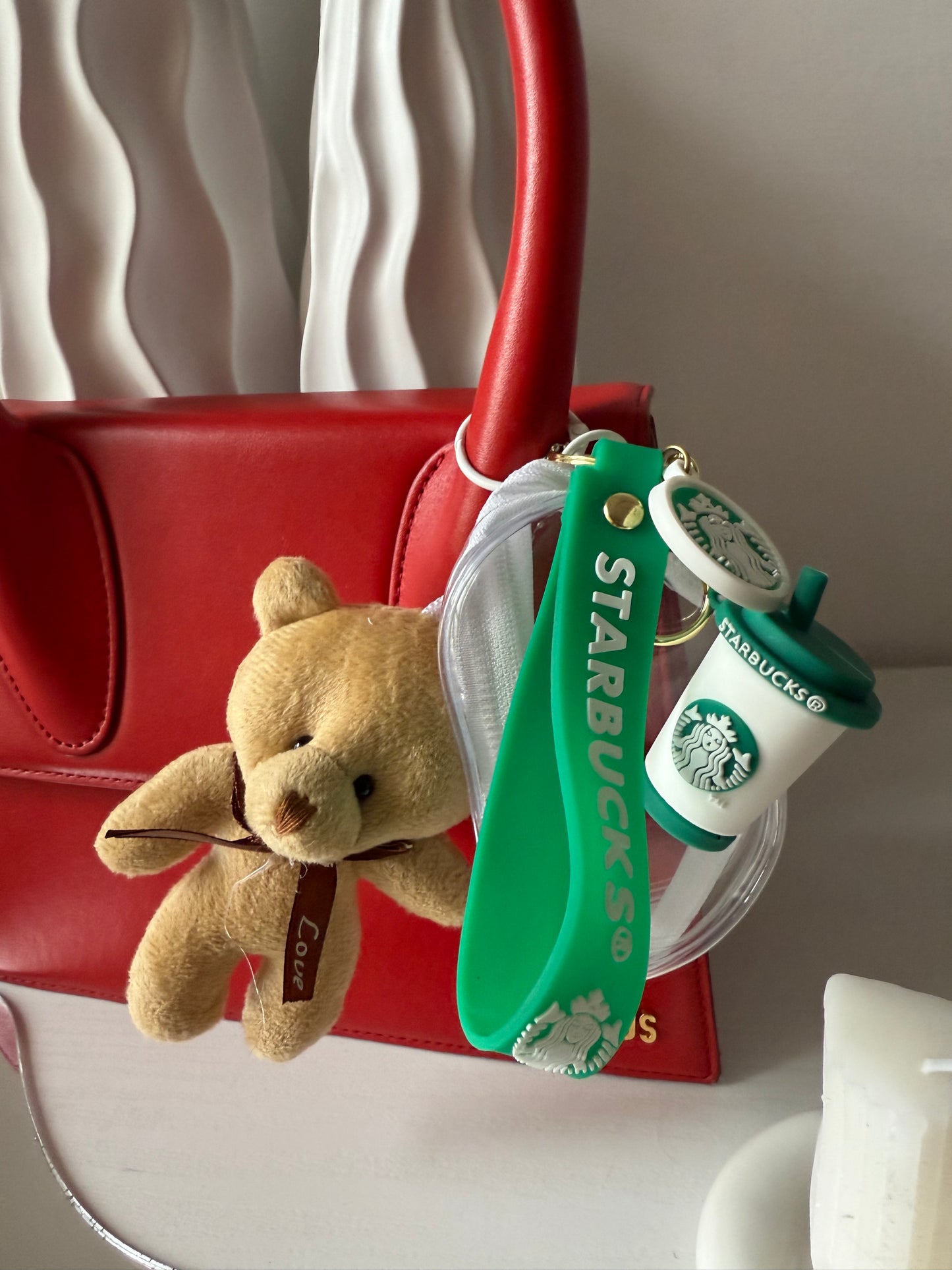 Moody Teddy Bear Starbucks