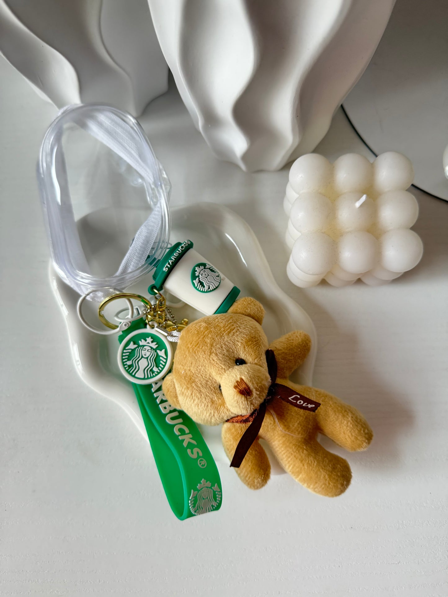 Moody Teddy Bear Starbucks