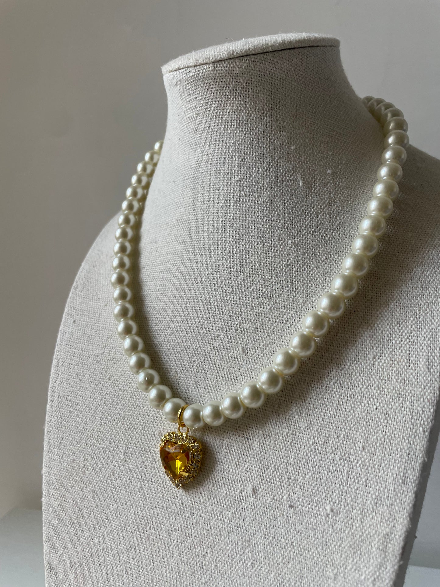 Collana Perle Heart