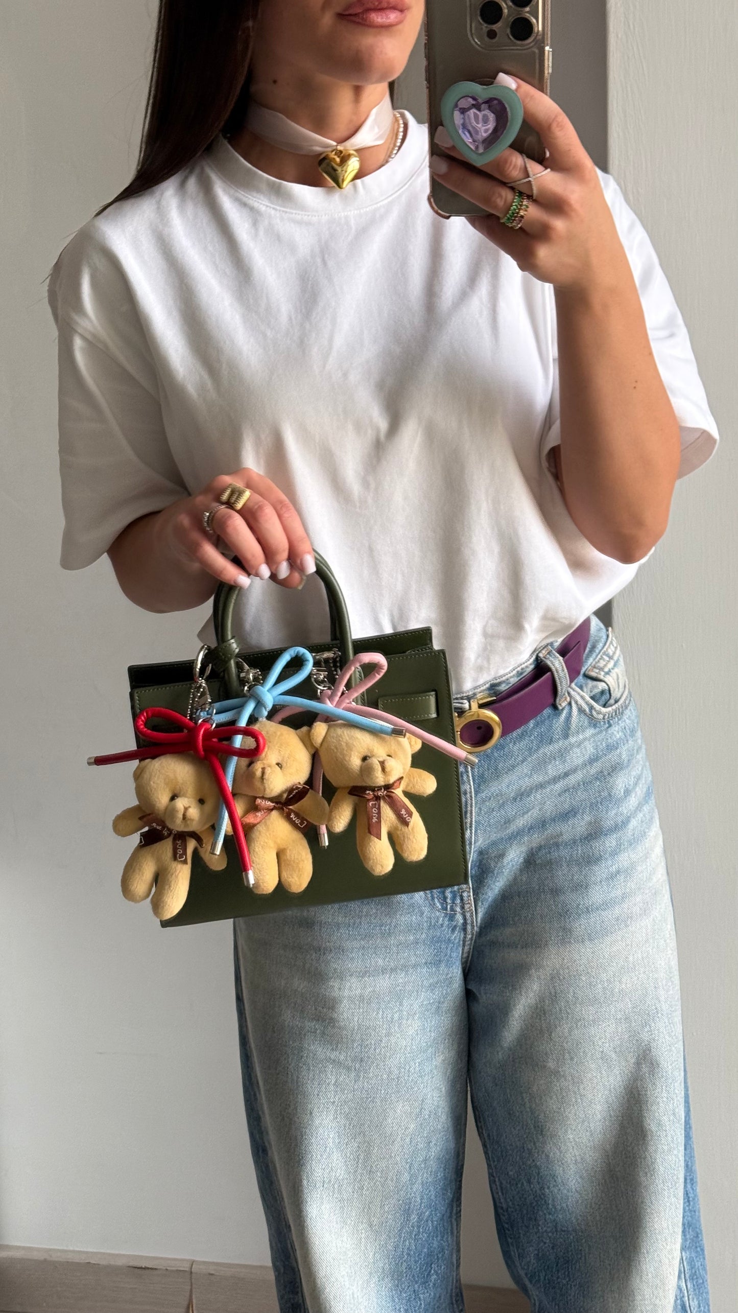 Moody Teddy Bear fiocco