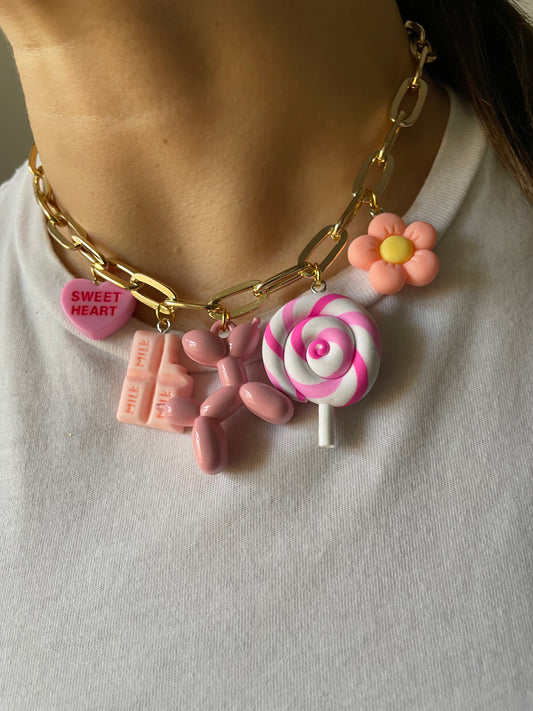 Collana 5 Charms Personalizzata