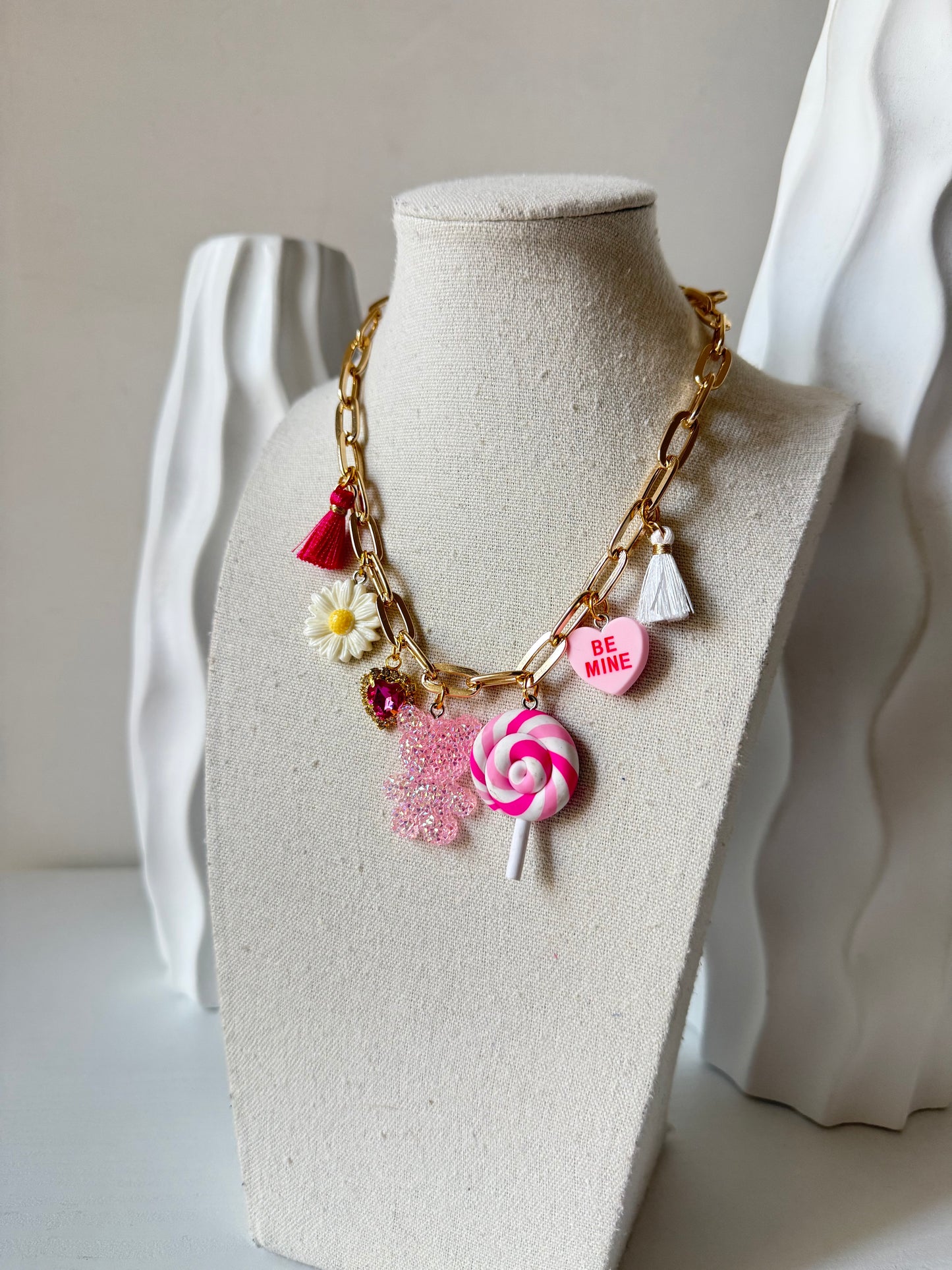 Collana Charms Ruby