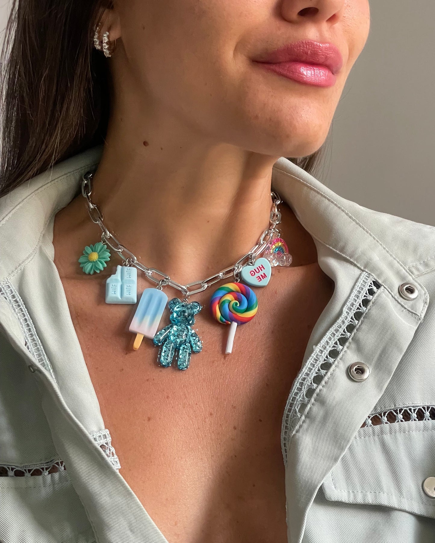 Collana 7 Charms Personalizzata