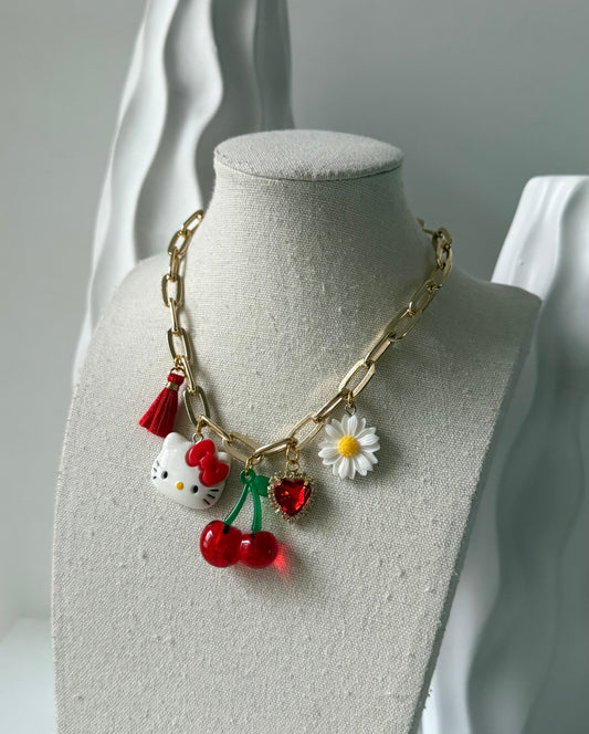 Collana Charms Ginny Red