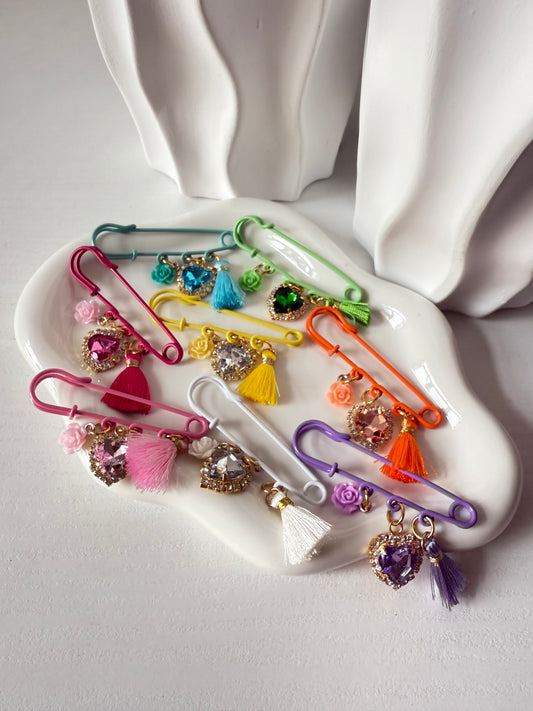 Spilla 3 charms