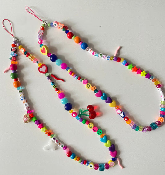 Phone Beads multicolor L