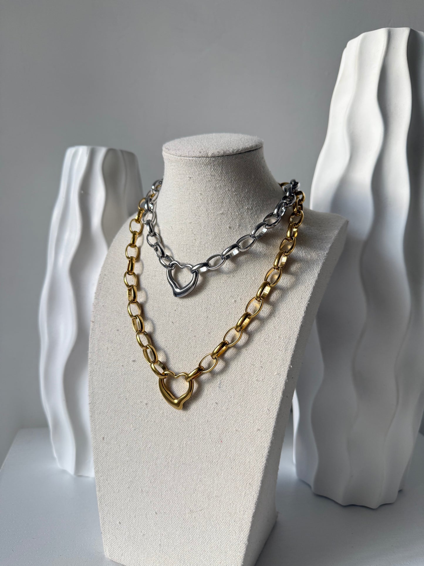 Collana Cuore tra Catene