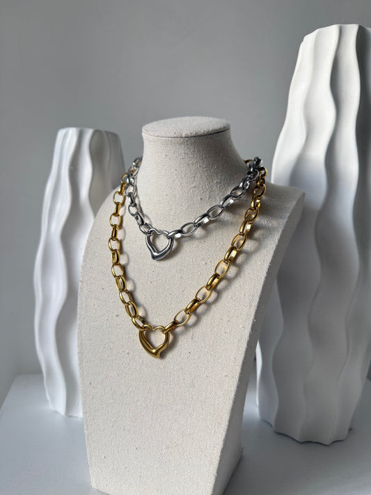 Collana Cuore tra Catene