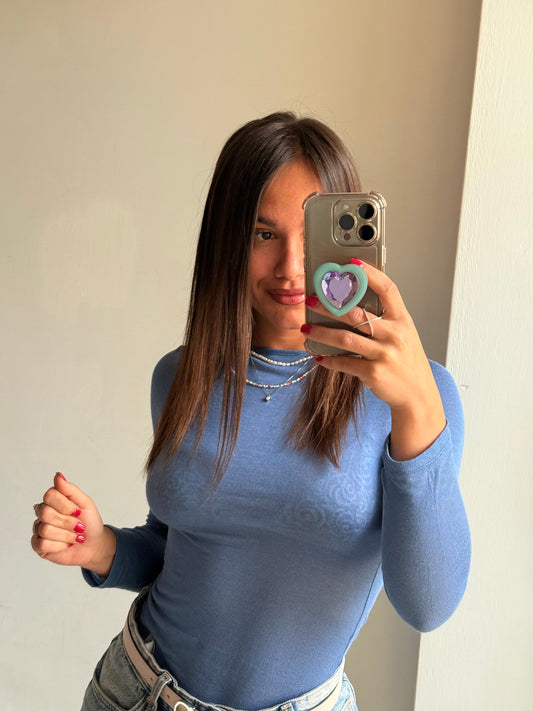 Popsocket 3D Turchese/Lilla