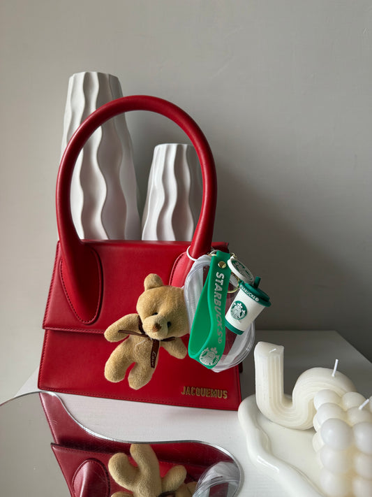 Moody Teddy Bear Starbucks