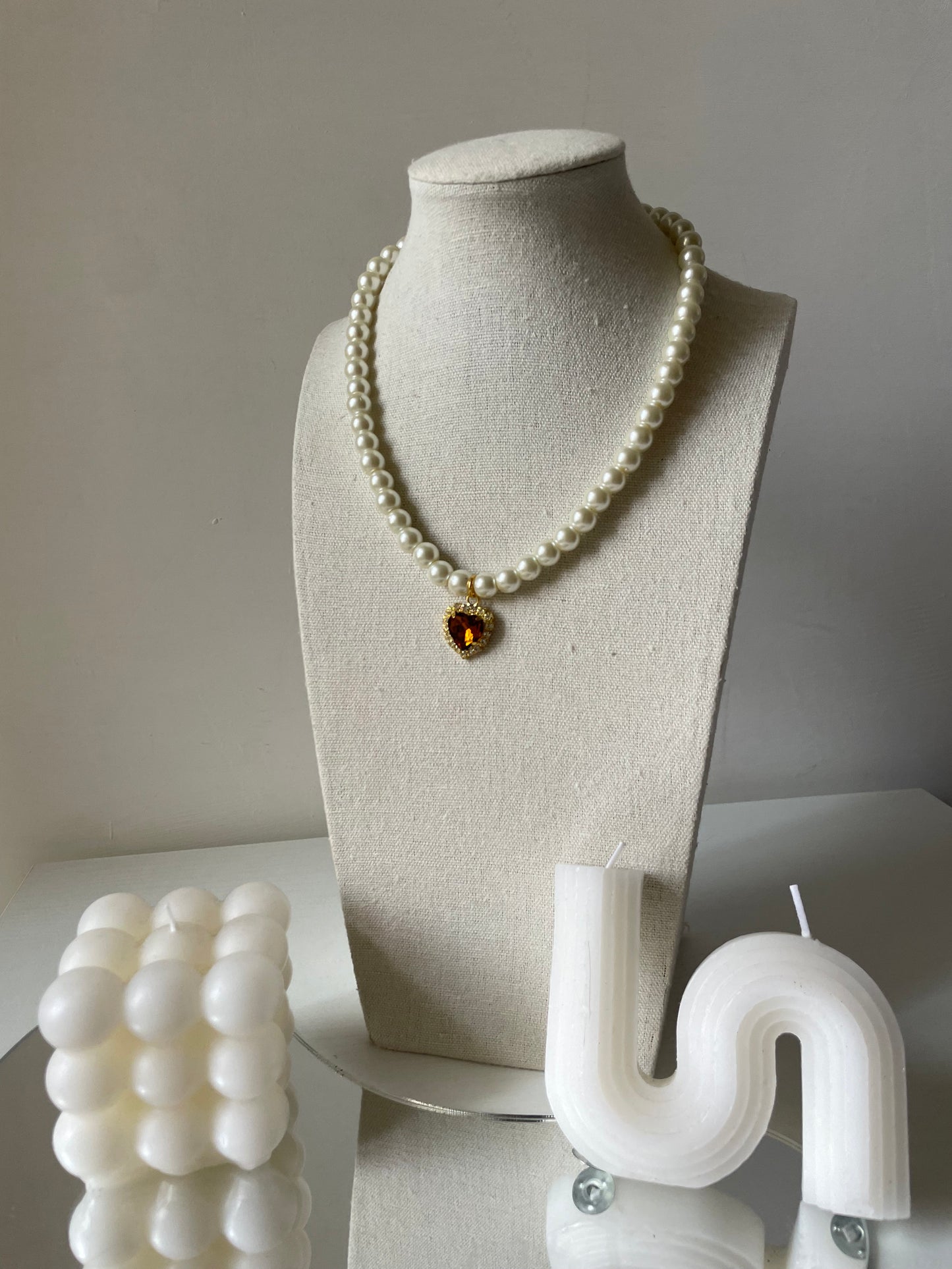 Collana Perle Heart