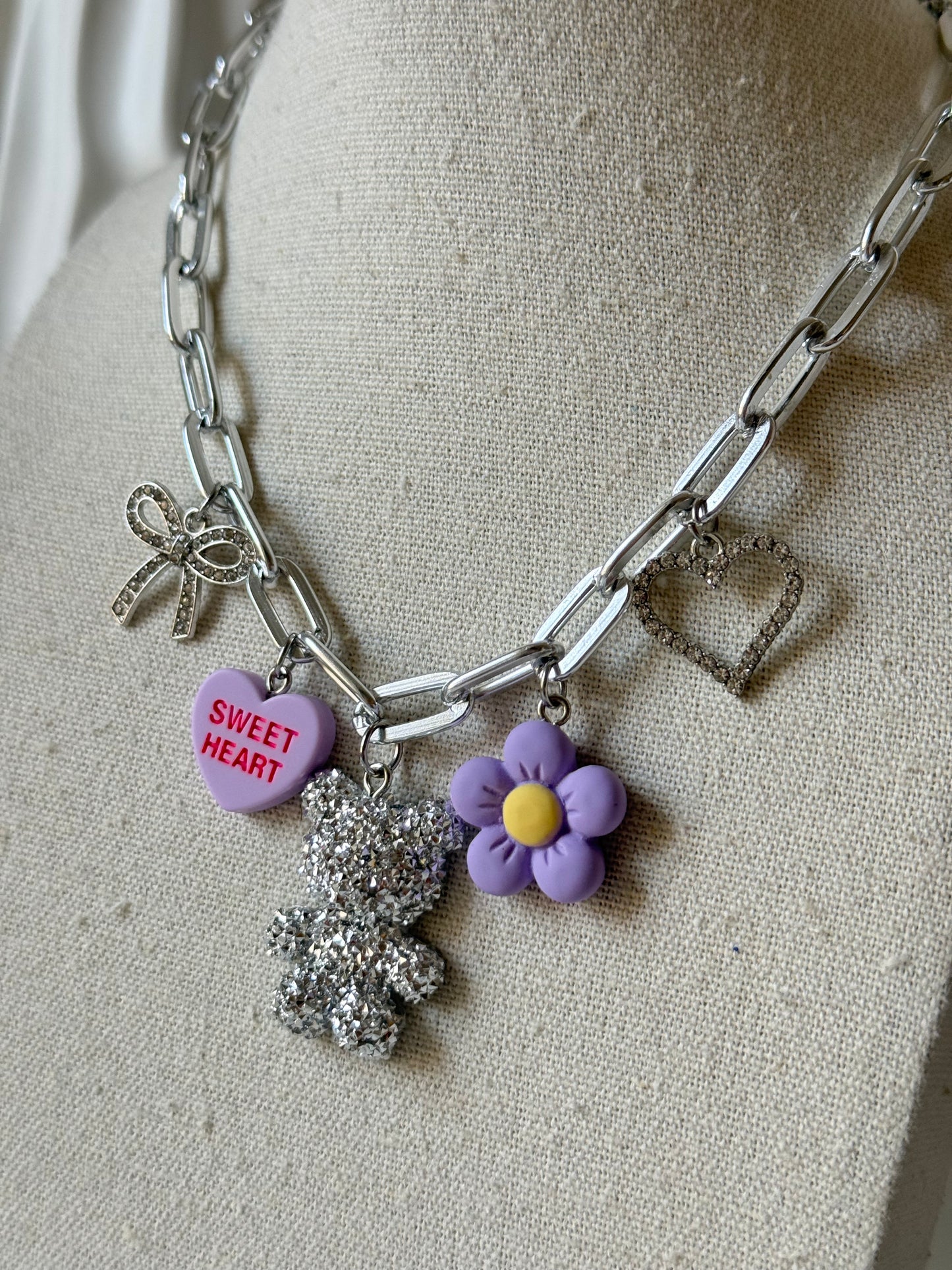 Collana Charms Violet